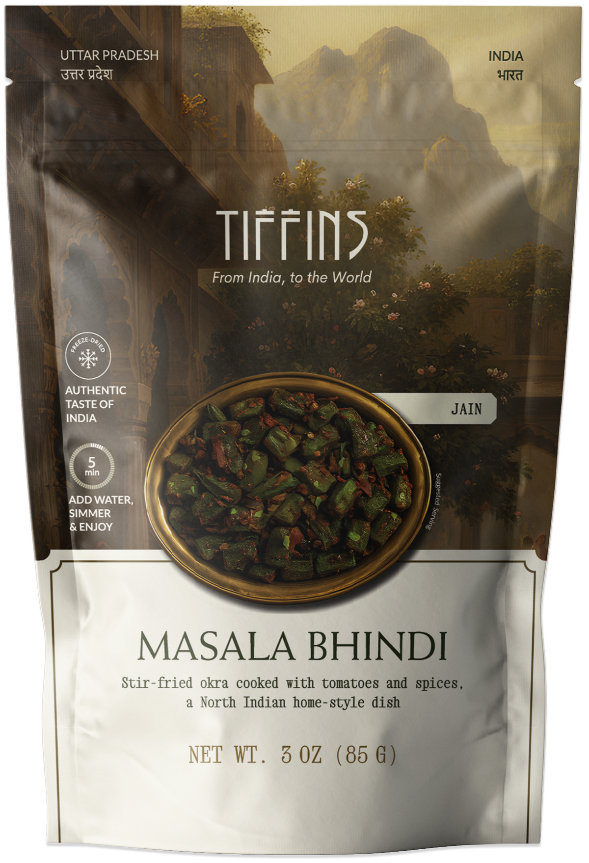 Masala Bhindi - Jain